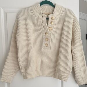 Sezane Lucas Jumper Ecru - Size M